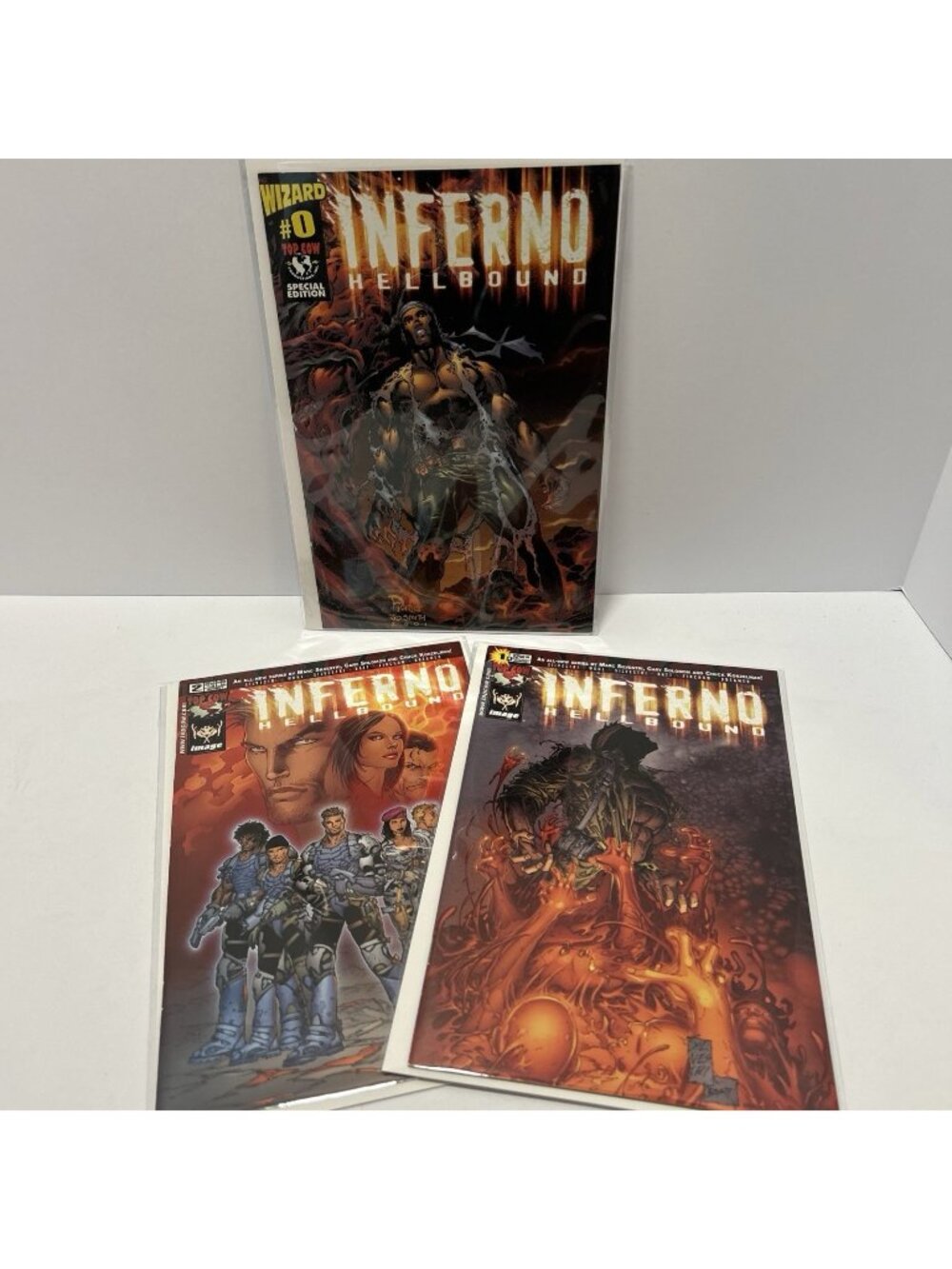 Top Cow Image Inferno Hellbound #0 & 1A, 2 Lot (Jan,2002) High Grade Comic Book